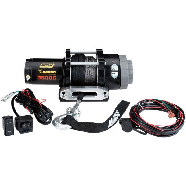 WINCH 3500LB W/SYN RP MSE