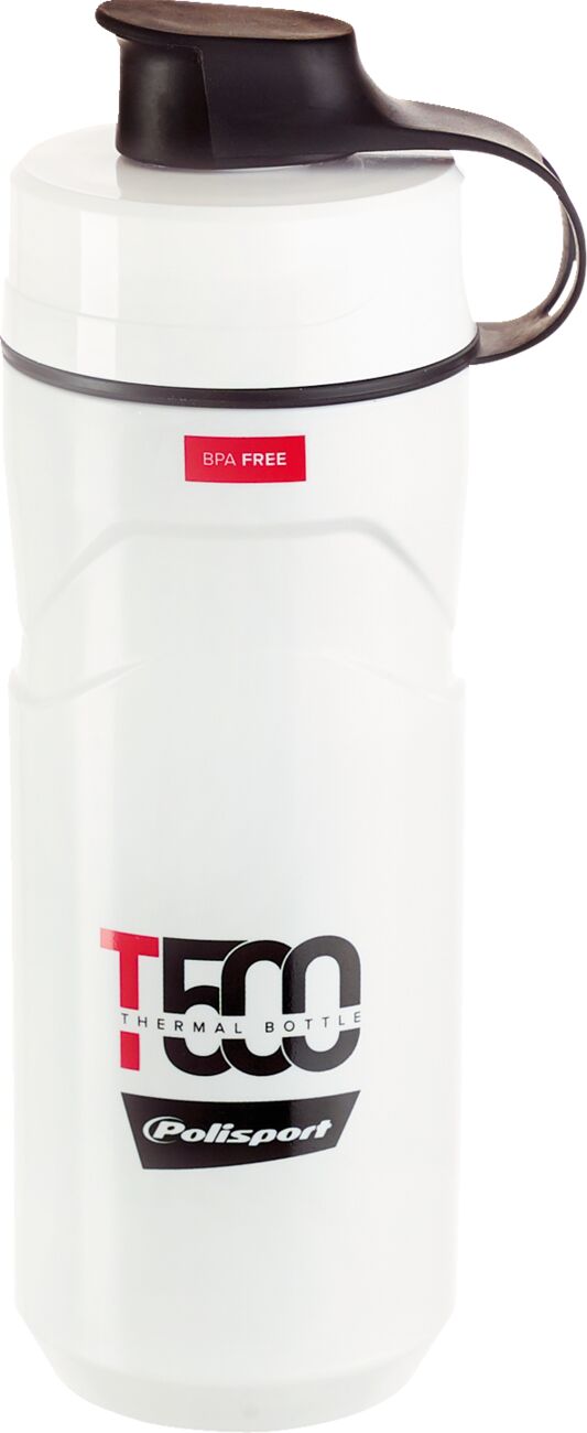 BOTTLE THERMAL T500 WH/RD