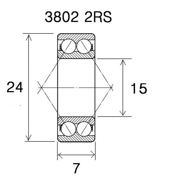 BEARING MAX 15X24X7MM