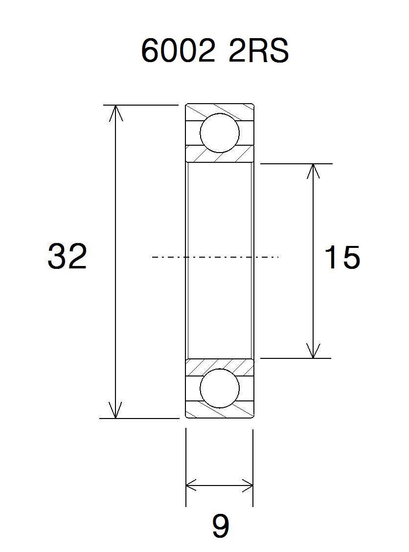 BEARING MAX 15X32X9MM