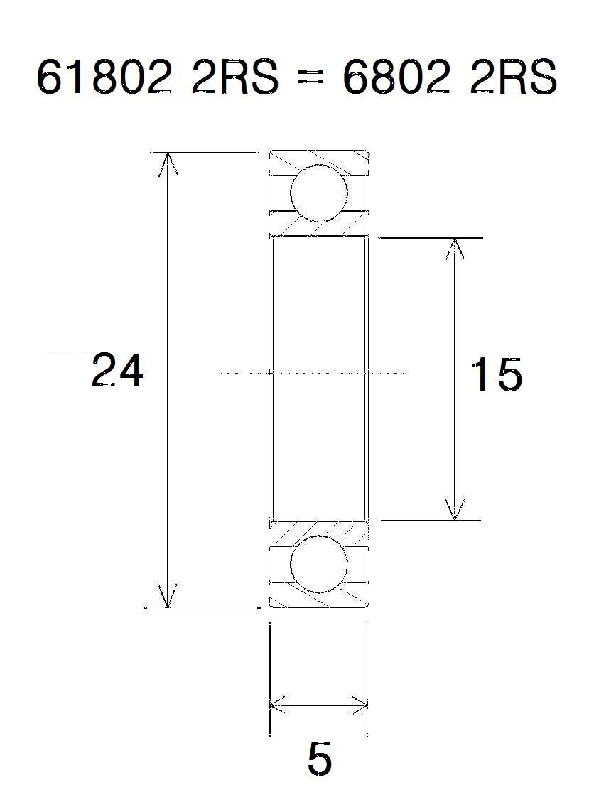 BEARING MAX 15X24X5MM