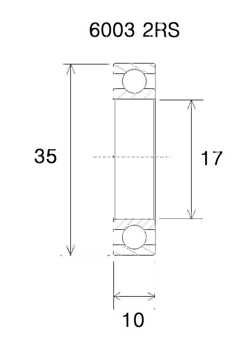 BEARING B5 17X35X10MM