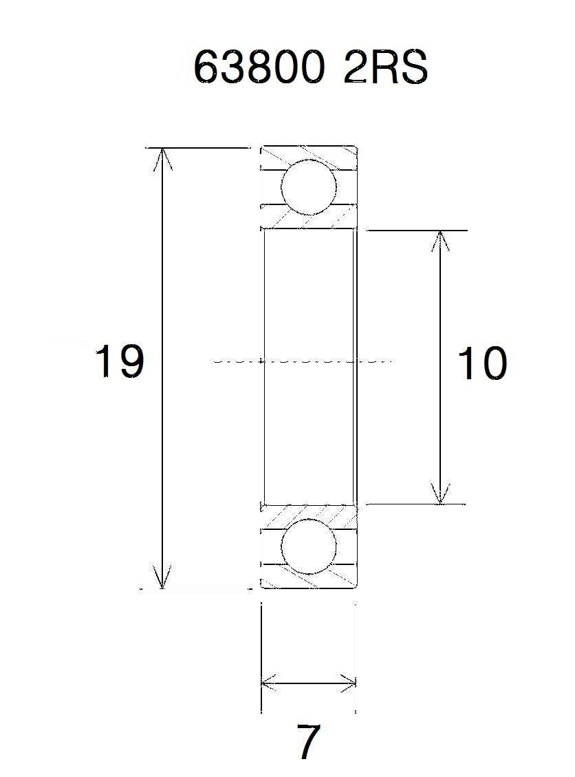 BEARING B5 10X19X7MM