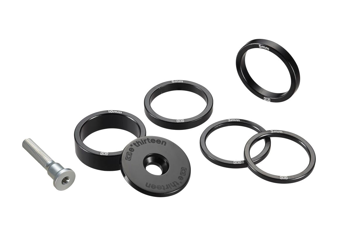 TOP CAP + HEADSET SPACER SILVE