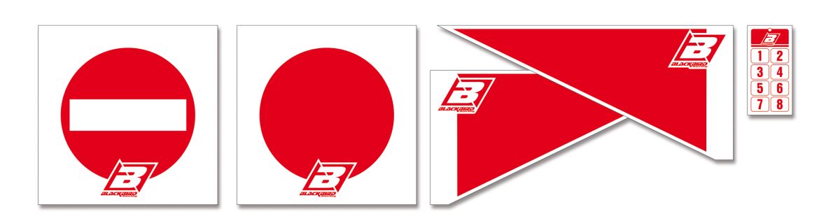 ENDURO TRACK SIGNS KIT