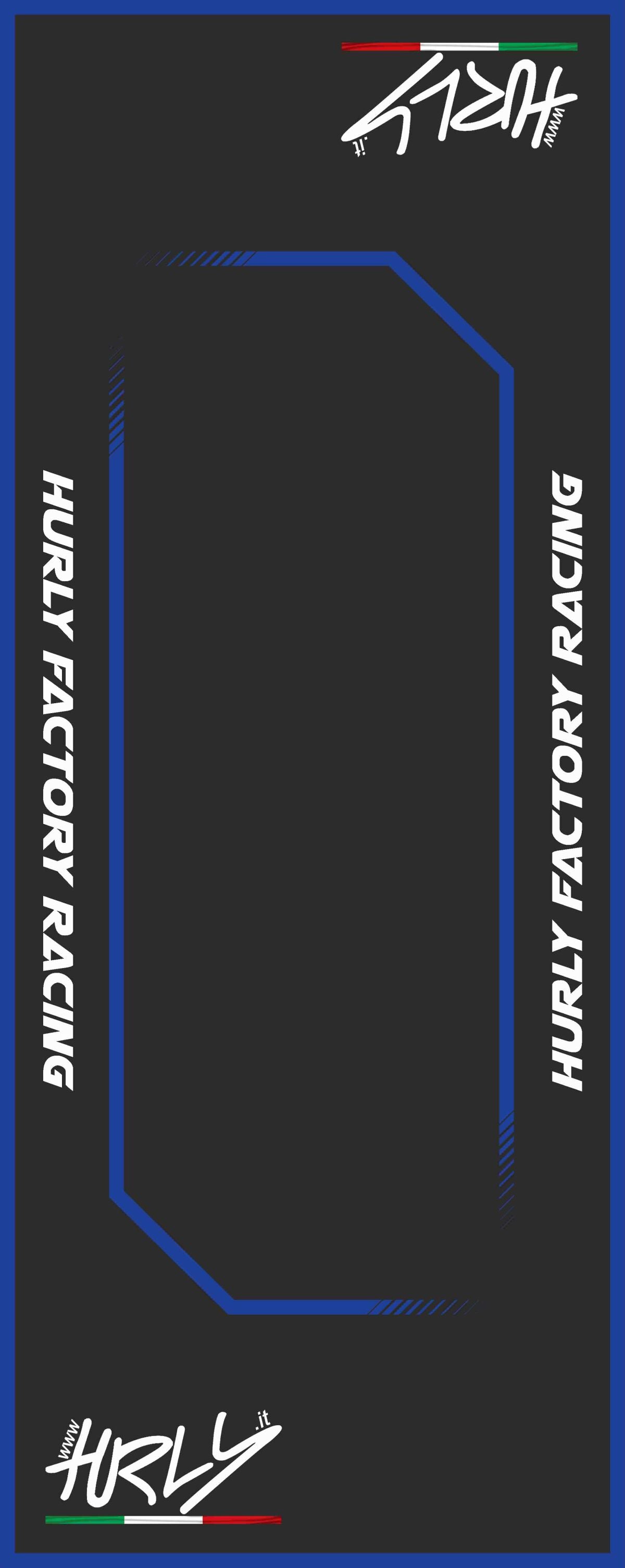 MAT HURLY 160X200 BLUE