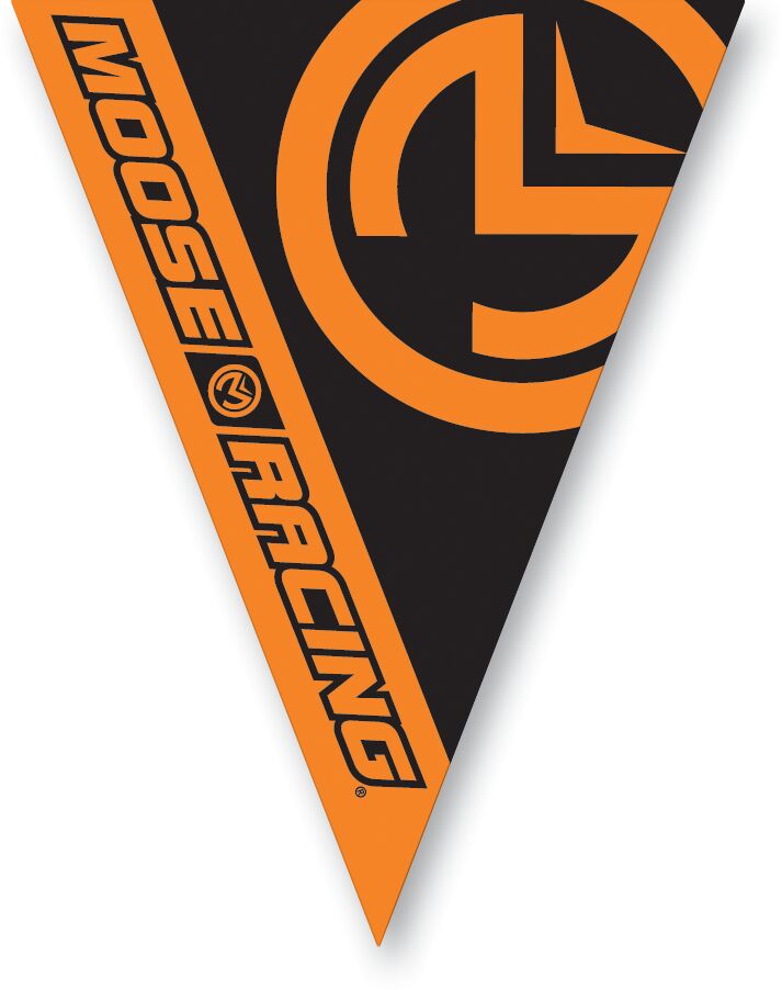 FLAGSPENNANT MSE ORG/BLK