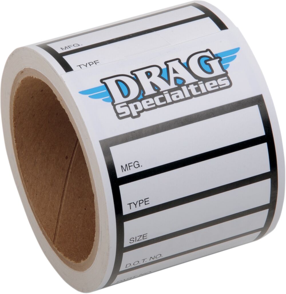 TIRE LABEL D/S 100PCS