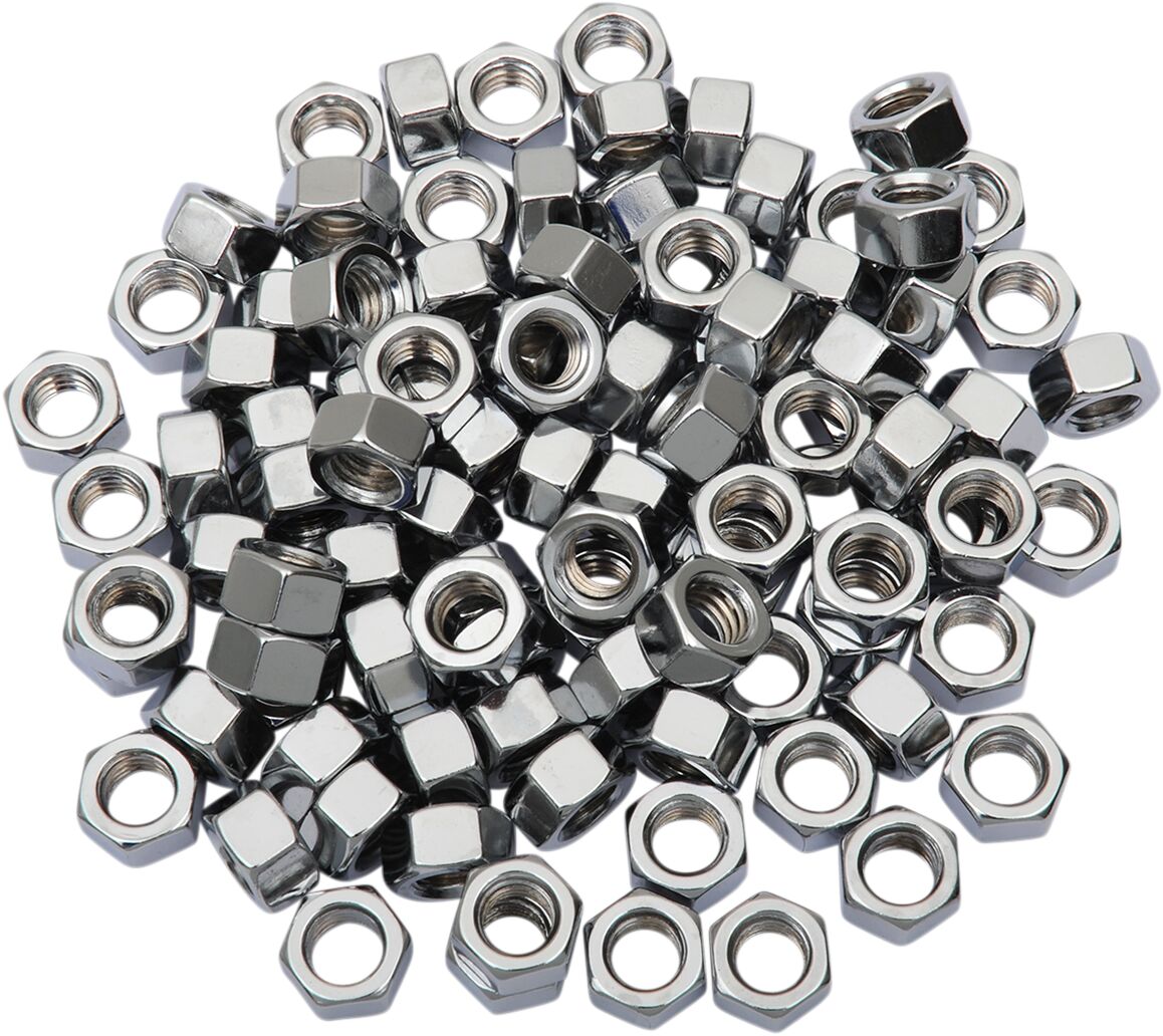 5/16-24 CHROME HEX NUT
