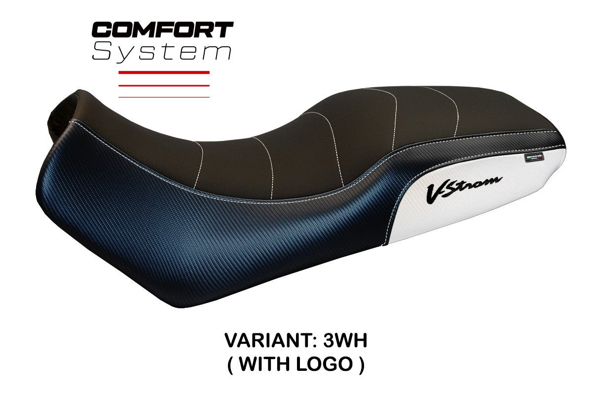 Seat cover compatible - Suzuki V-Strom 650 DL 2004 - 2011 - mod Melito Comfort System