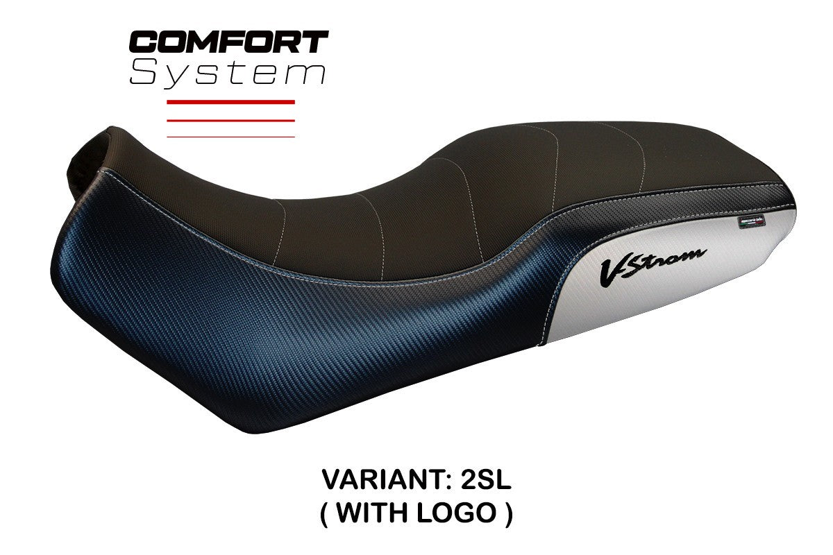 Seat cover compatible - Suzuki V-Strom 650 DL 2004 - 2011 - mod Melito Comfort System