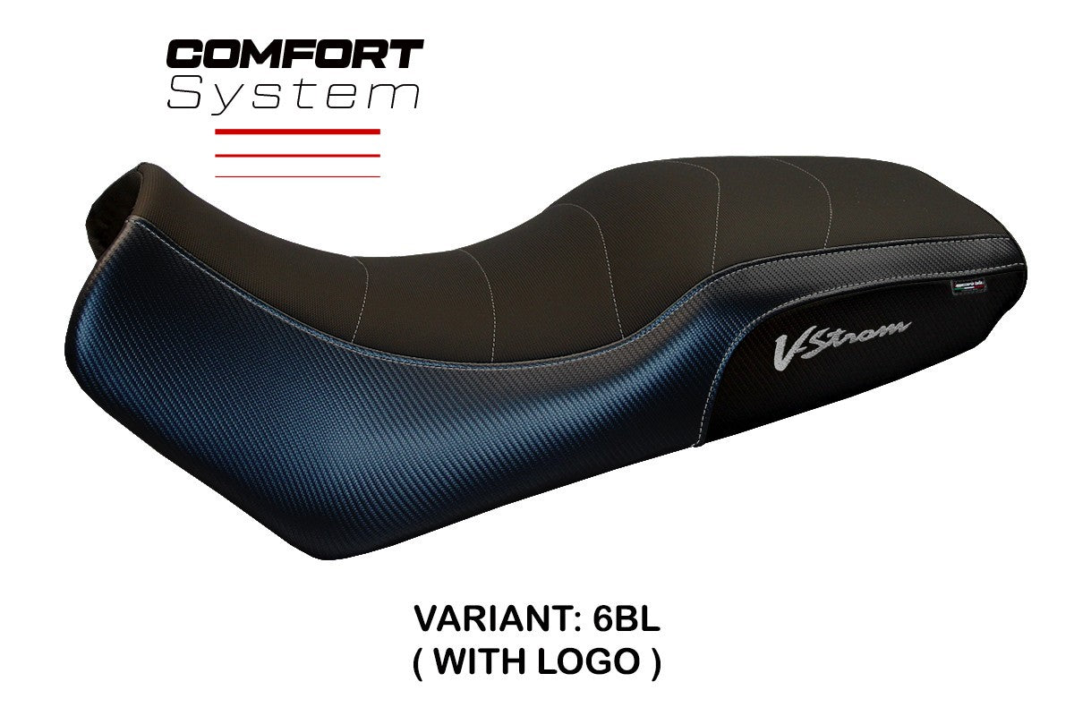 Seat cover compatible - Suzuki V-Strom 650 DL 2004 - 2011 - mod Melito Comfort System