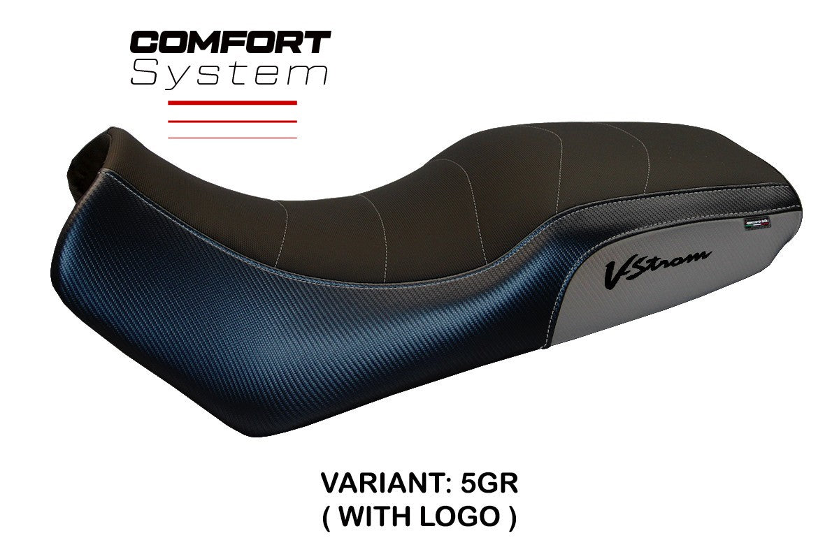 Seat cover compatible - Suzuki V-Strom 650 DL 2004 - 2011 - mod Melito Comfort System