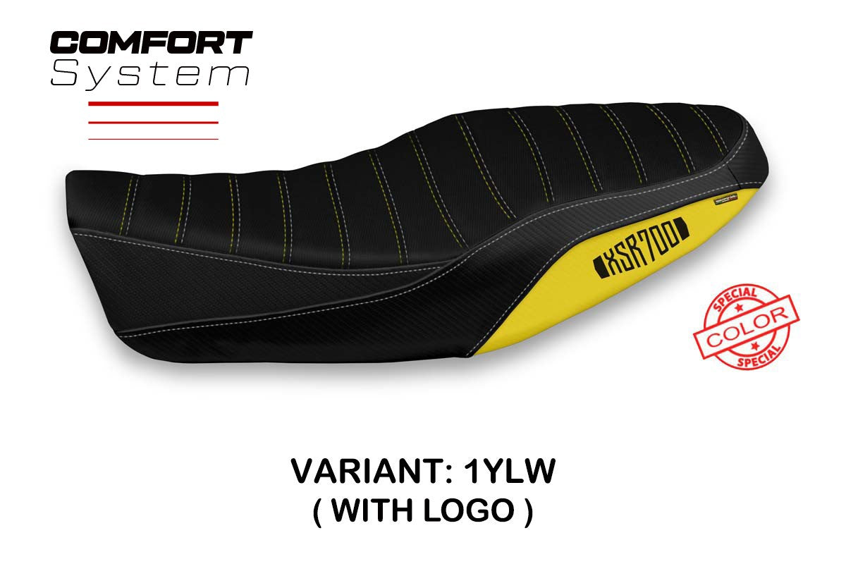 Seat cover compatible - Yamaha XSR 700 2016 - 2020 - mod Dagda Special Color Comfort System