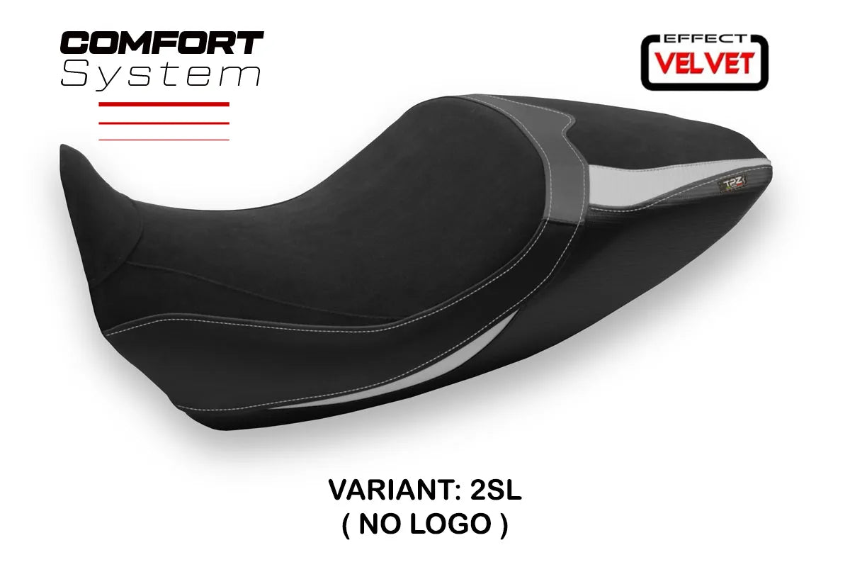 Seat cover compatible - Ducati Diavel 1260 2019 - 2022 - mod Saranda 1 Velvet Comfort System
