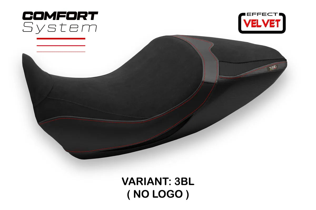 Seat cover compatible - Ducati Diavel 1260 2019 - 2022 - mod Saranda 1 Velvet Comfort System