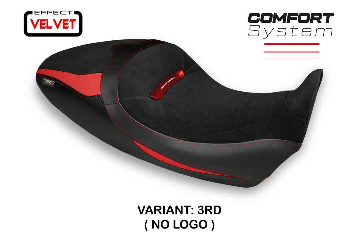 Seat cover compatible - Ducati Diavel 1260 S 2019 - 2022 - mod Costanza 1 Velvet Comfort System