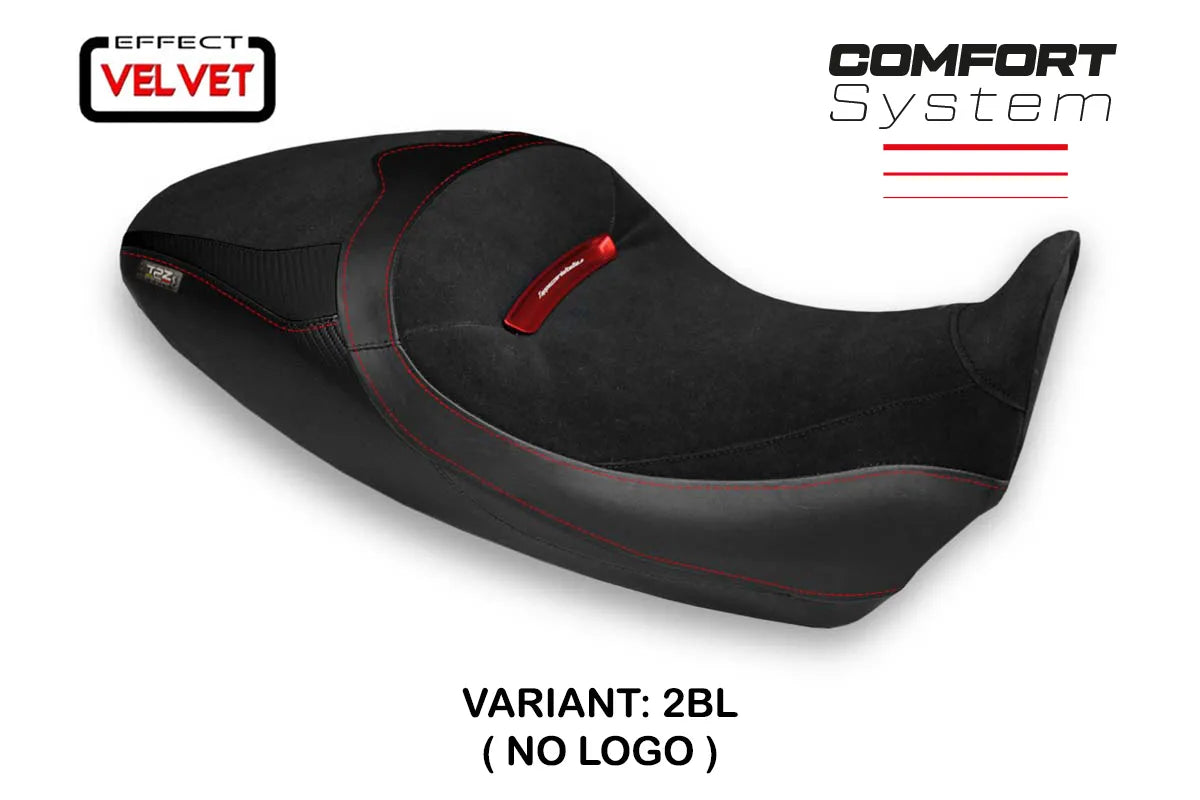 Seat cover compatible - Ducati Diavel 1260 S 2019 - 2022 - mod Costanza 1 Velvet Comfort System