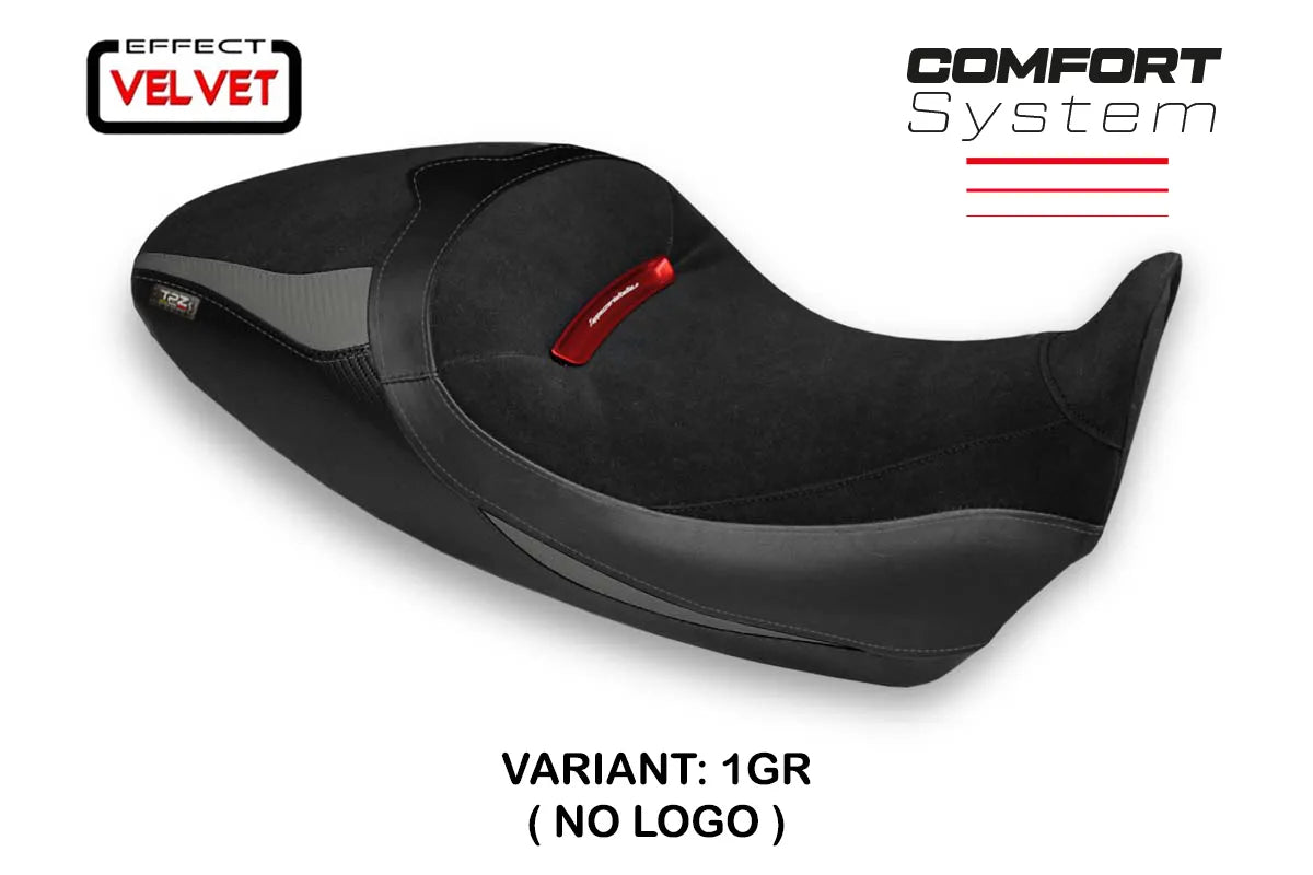 Seat cover compatible - Ducati Diavel 1260 S 2019 - 2022 - mod Costanza 1 Velvet Comfort System