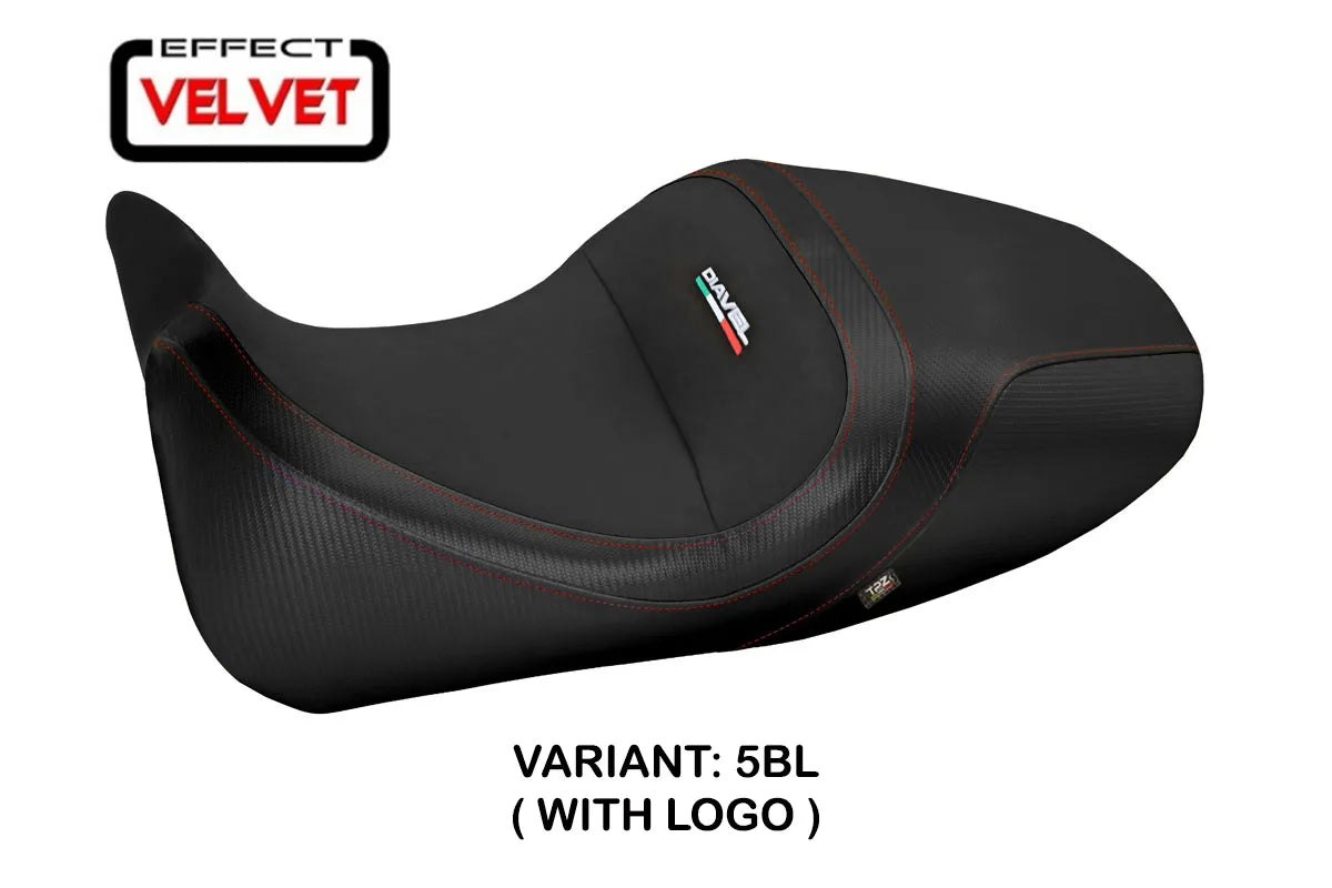 Seat cover compatible - Ducati Diavel 2014 - 2018 - mod Imola 1 Velvet