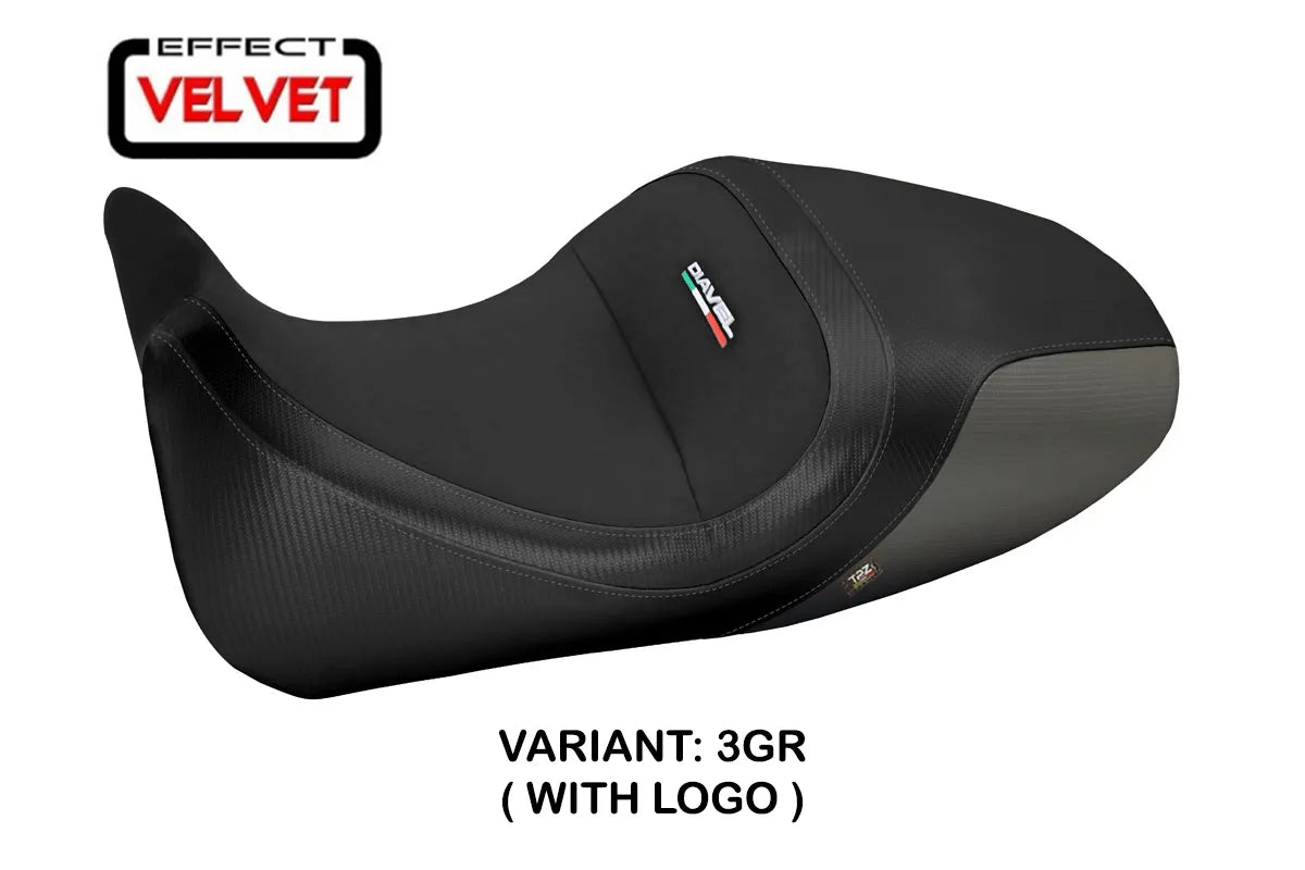Seat cover compatible - Ducati Diavel 2014 - 2018 - mod Imola 1 Velvet