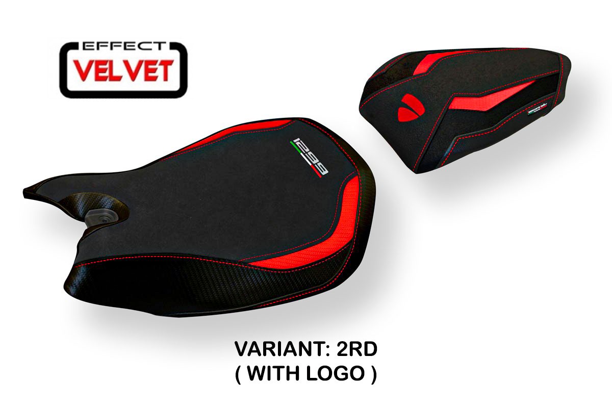 Seat cover compatible - Ducati Panigale 1299 2015 - 2018 - mod Jarvan Velvet