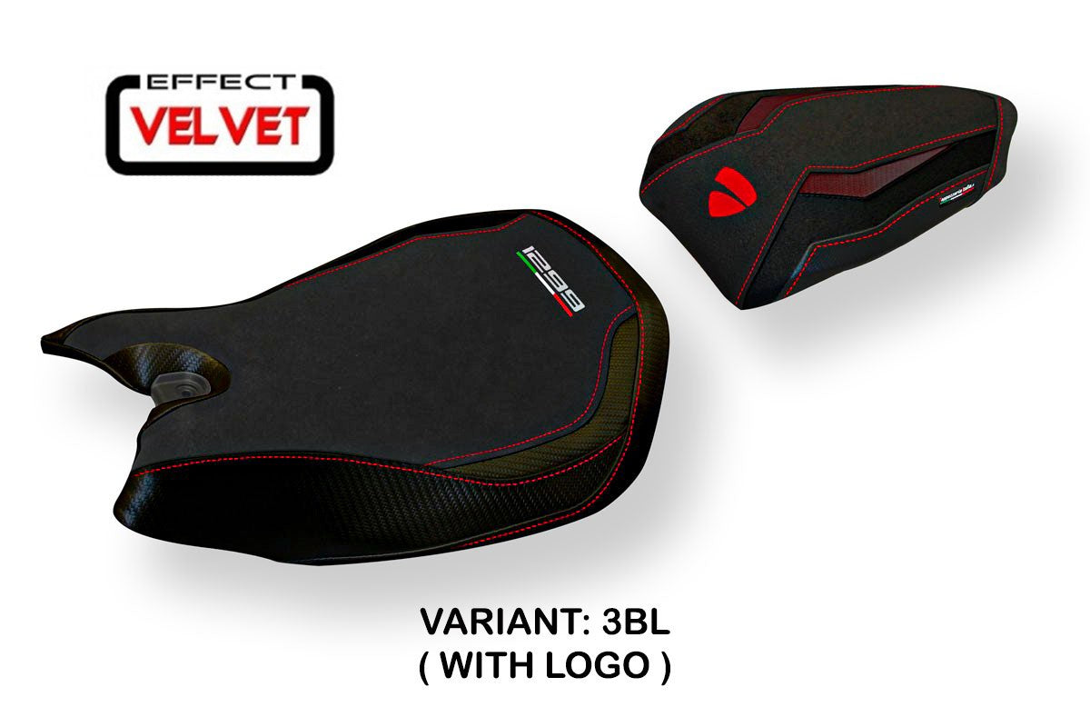 Seat cover compatible - Ducati Panigale 1299 2015 - 2018 - mod Jarvan Velvet