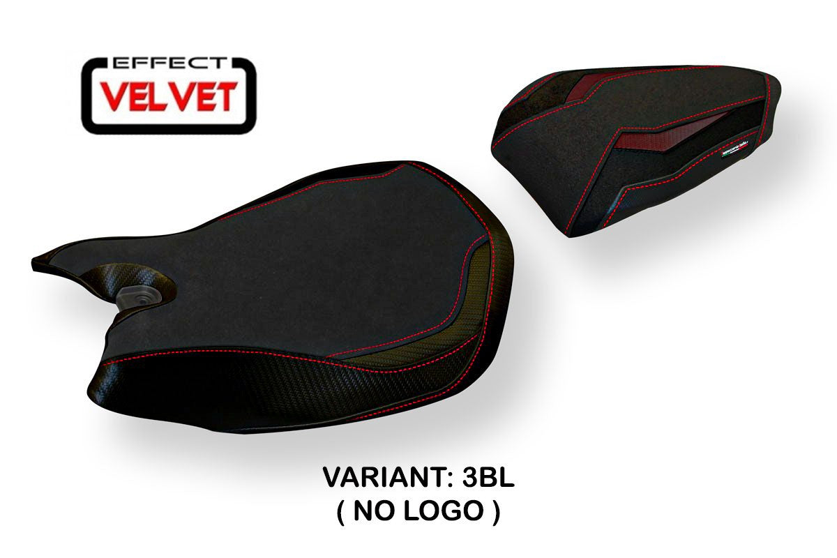 Seat cover compatible - Ducati Panigale 1299 2015 - 2018 - mod Jarvan Velvet