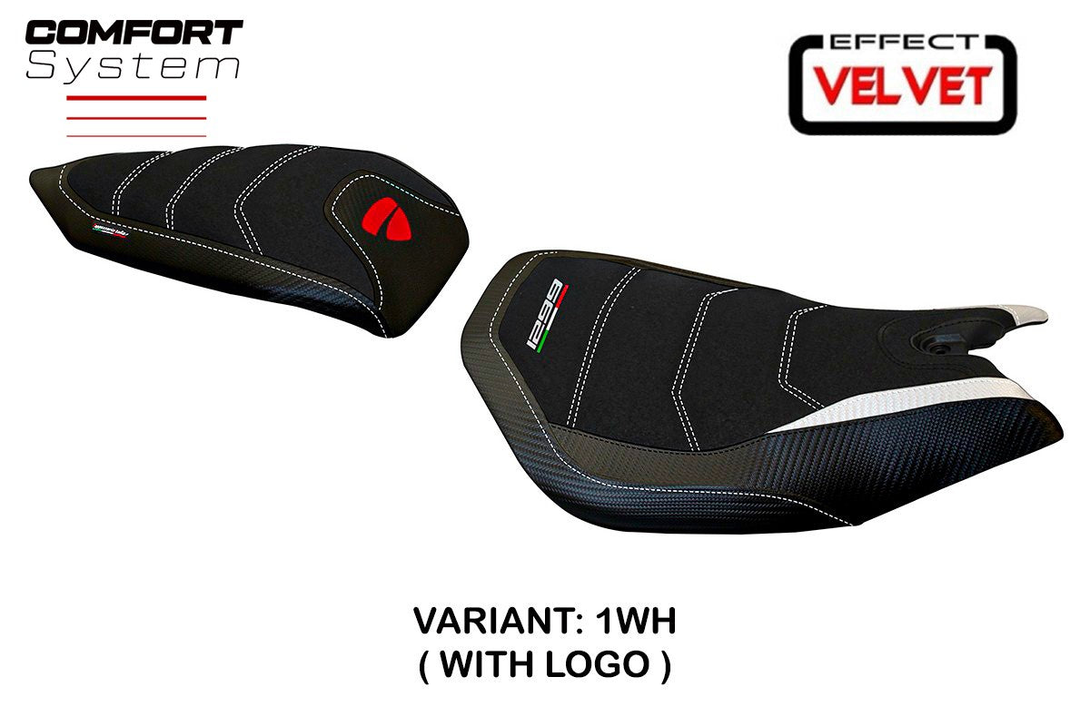 Seat cover compatible - Ducati Panigale 1299 2015 - 2018 - mod Leiden Velvet Comfort System