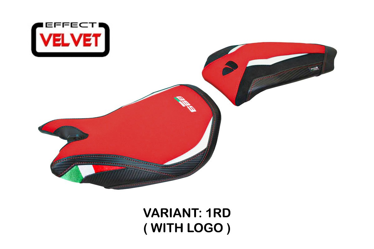 Seat cover compatible - Ducati Panigale 899 2013 - 2015 - mod Paris Velvet