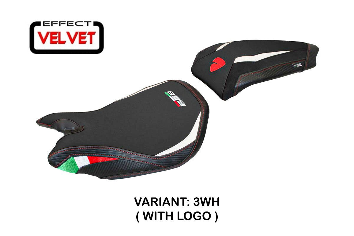 Seat cover compatible - Ducati Panigale 899 2013 - 2015 - mod Paris Velvet