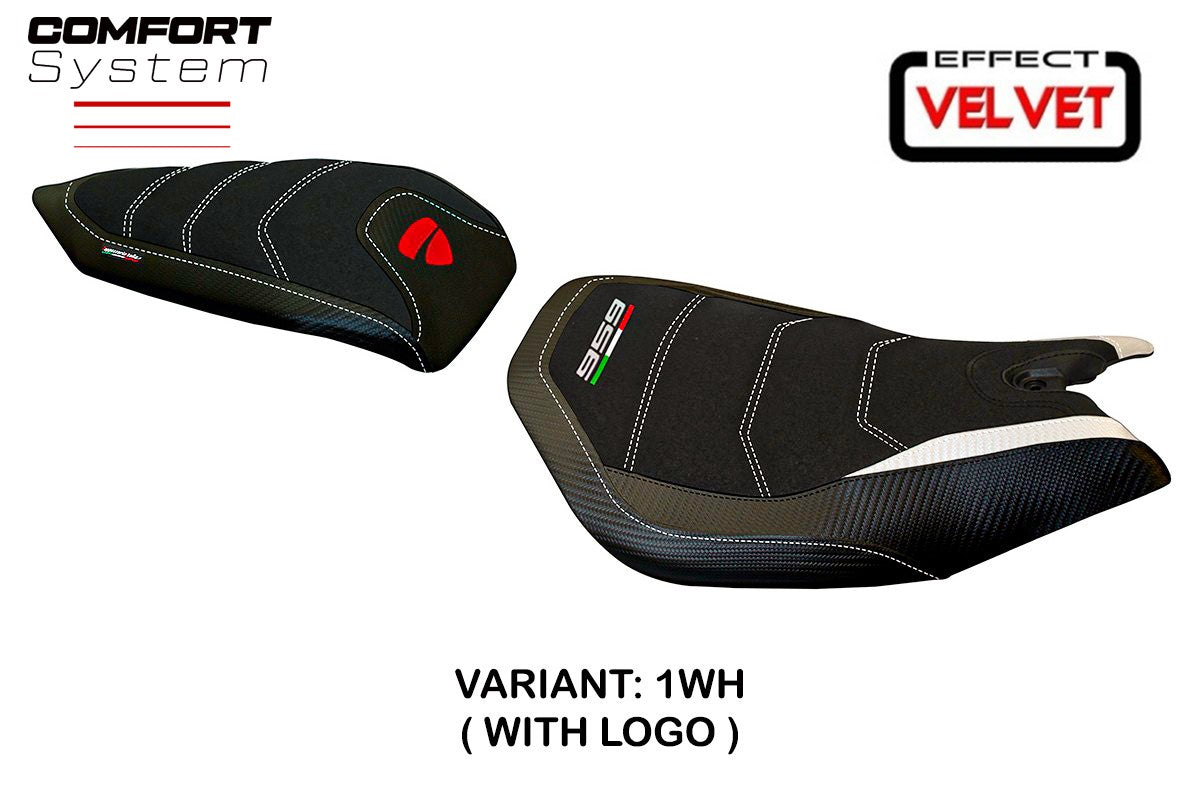 Seat cover compatible - Ducati Panigale 959 2016 - 2018 - mod Leiden Velvet Comfort System