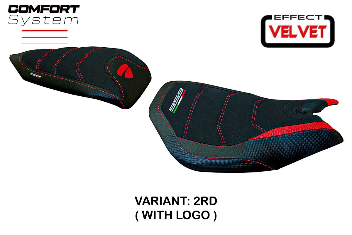 Seat cover compatible - Ducati Panigale 959 2016 - 2018 - mod Leiden Velvet Comfort System