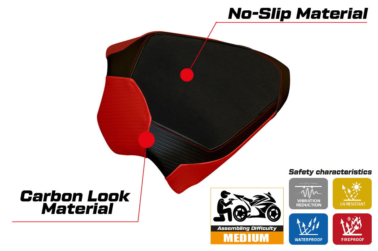 Seat cover compatible - Ducati Panigale V4 2018 - 2024 - mod Cancun 2