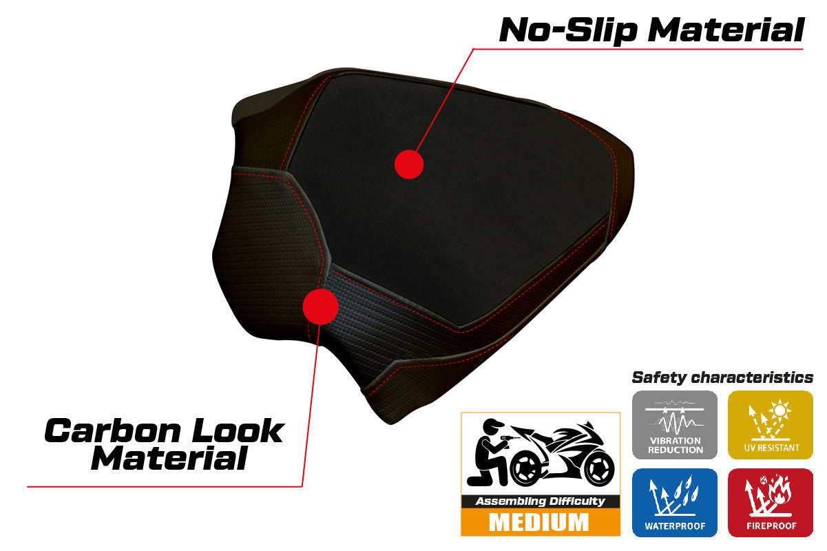 Seat cover compatible - Ducati Panigale V4 2018 - 2024 - mod Cancun 2