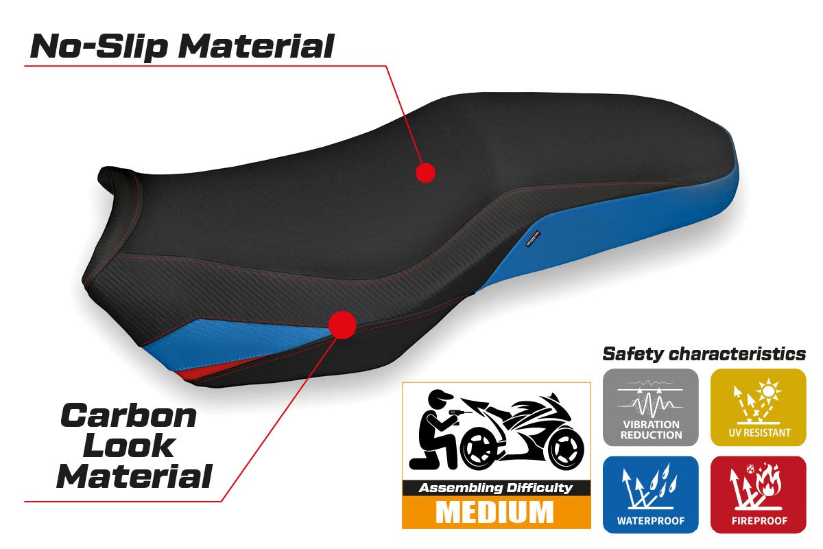 Seat cover compatible - BMW F 750-800-850 GS 2018-2025 - mod Marsh 2
