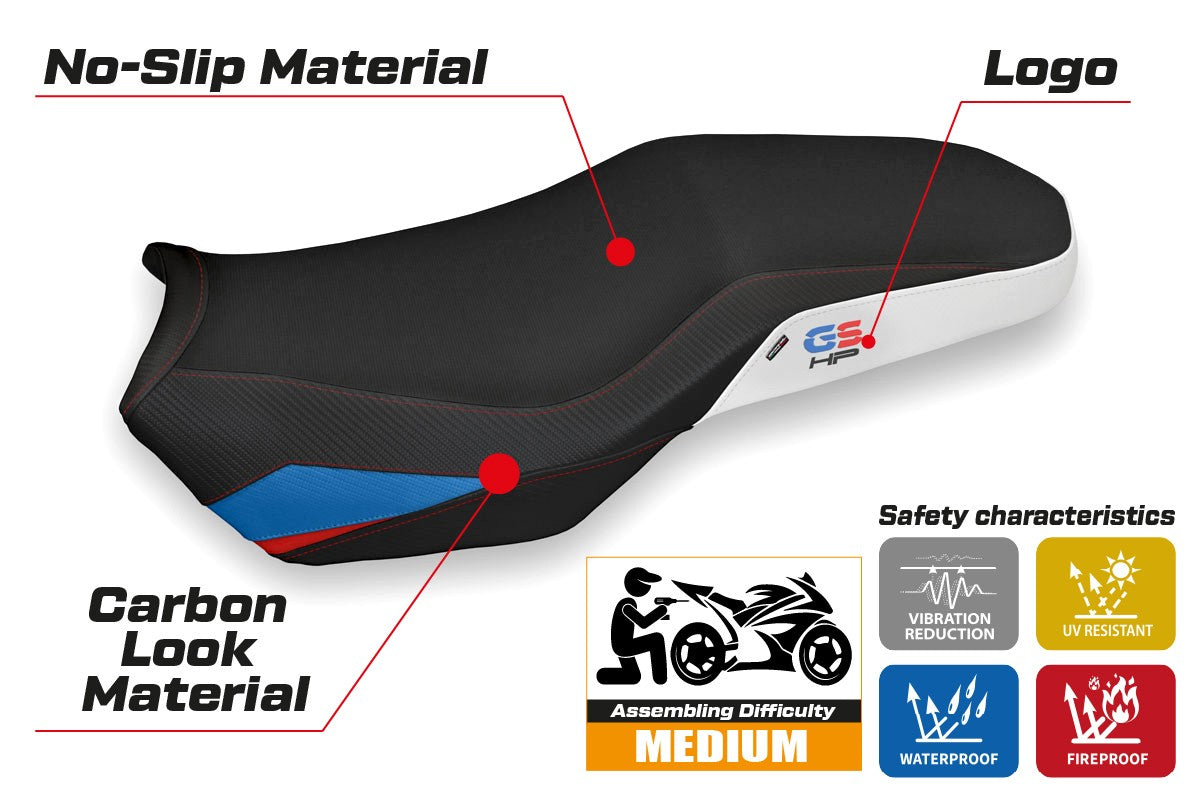 Seat cover compatible - BMW F 750-800-850 GS 2018-2025 - mod Marsh 2