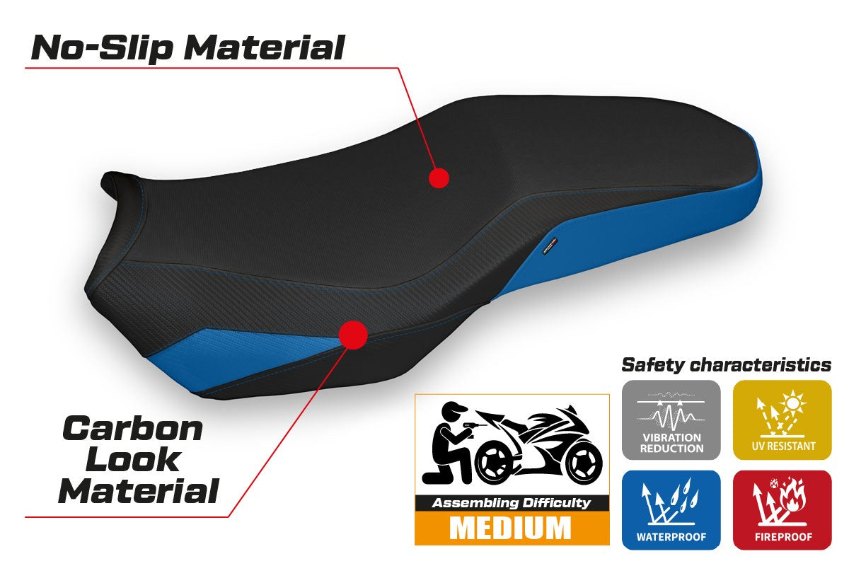 Seat cover compatible - BMW F 750-800-850 GS 2018-2025 - mod Marsh 3