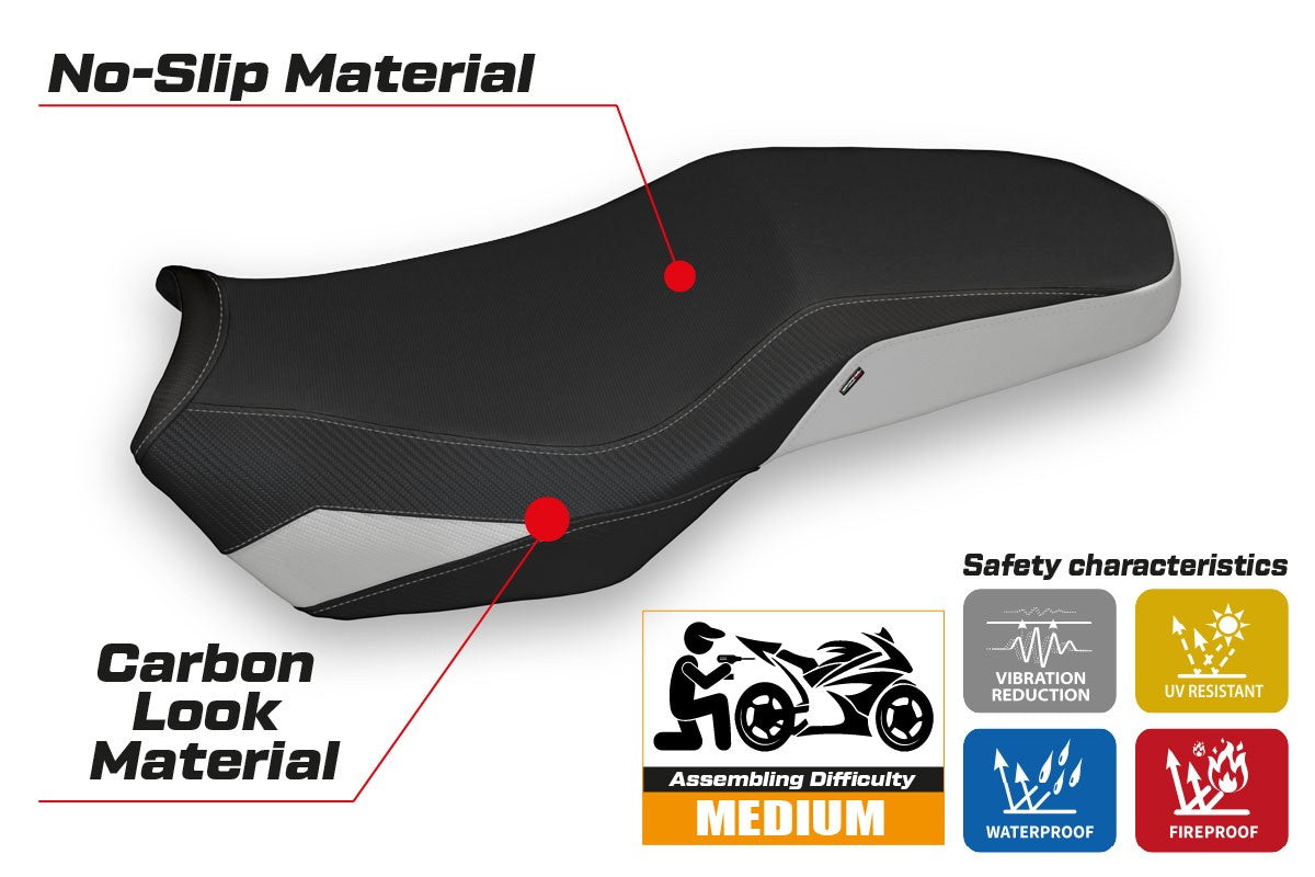 Seat cover compatible - BMW F 750-800-850 GS 2018-2025 - mod Marsh 3