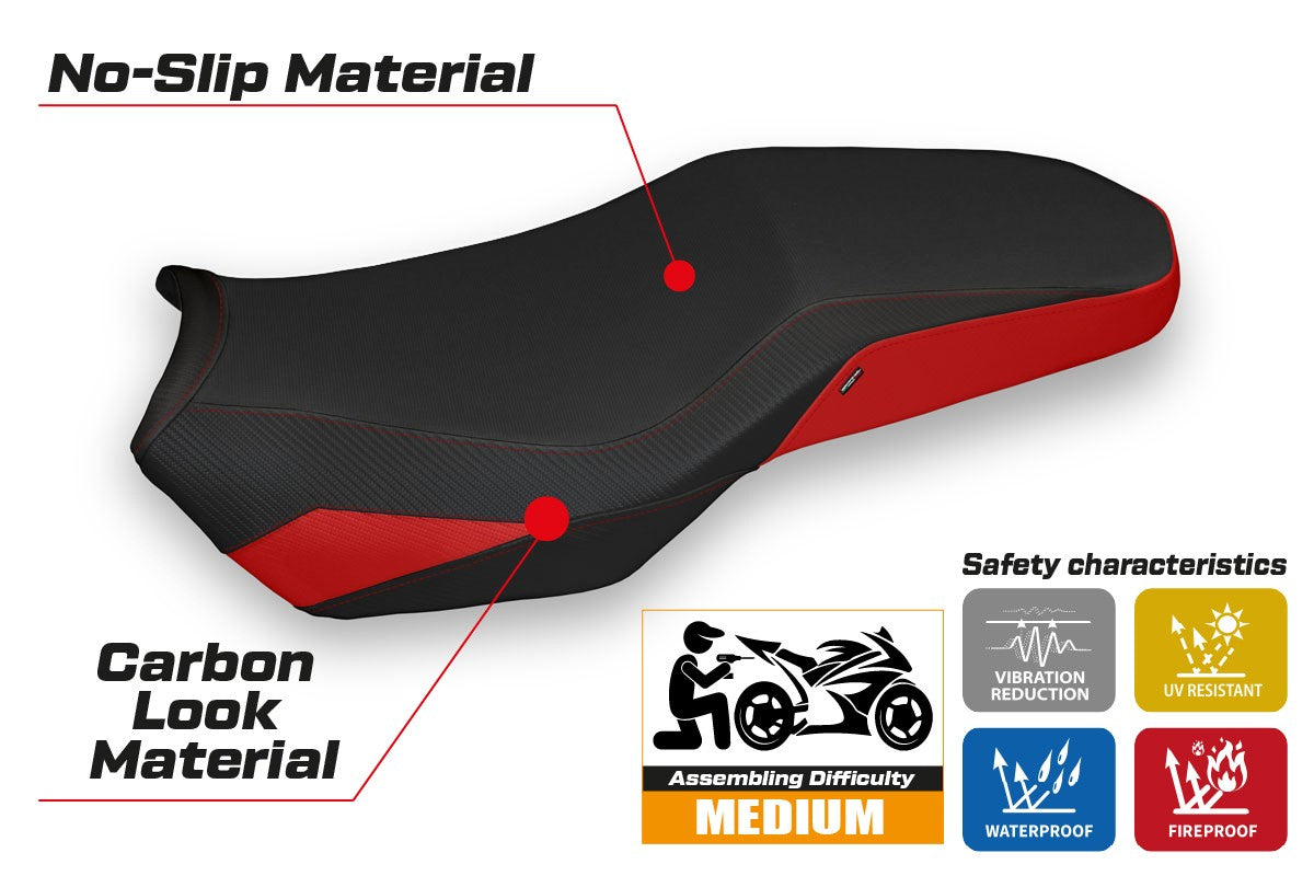 Seat cover compatible - BMW F 750-800-850 GS 2018-2025 - mod Marsh 3