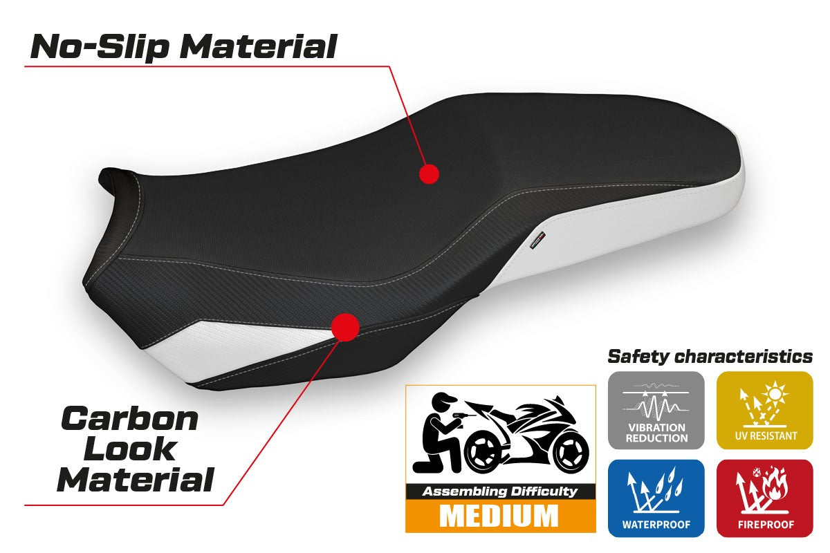 Seat cover compatible - BMW F 750-800-850 GS 2018-2025 - mod Marsh 3