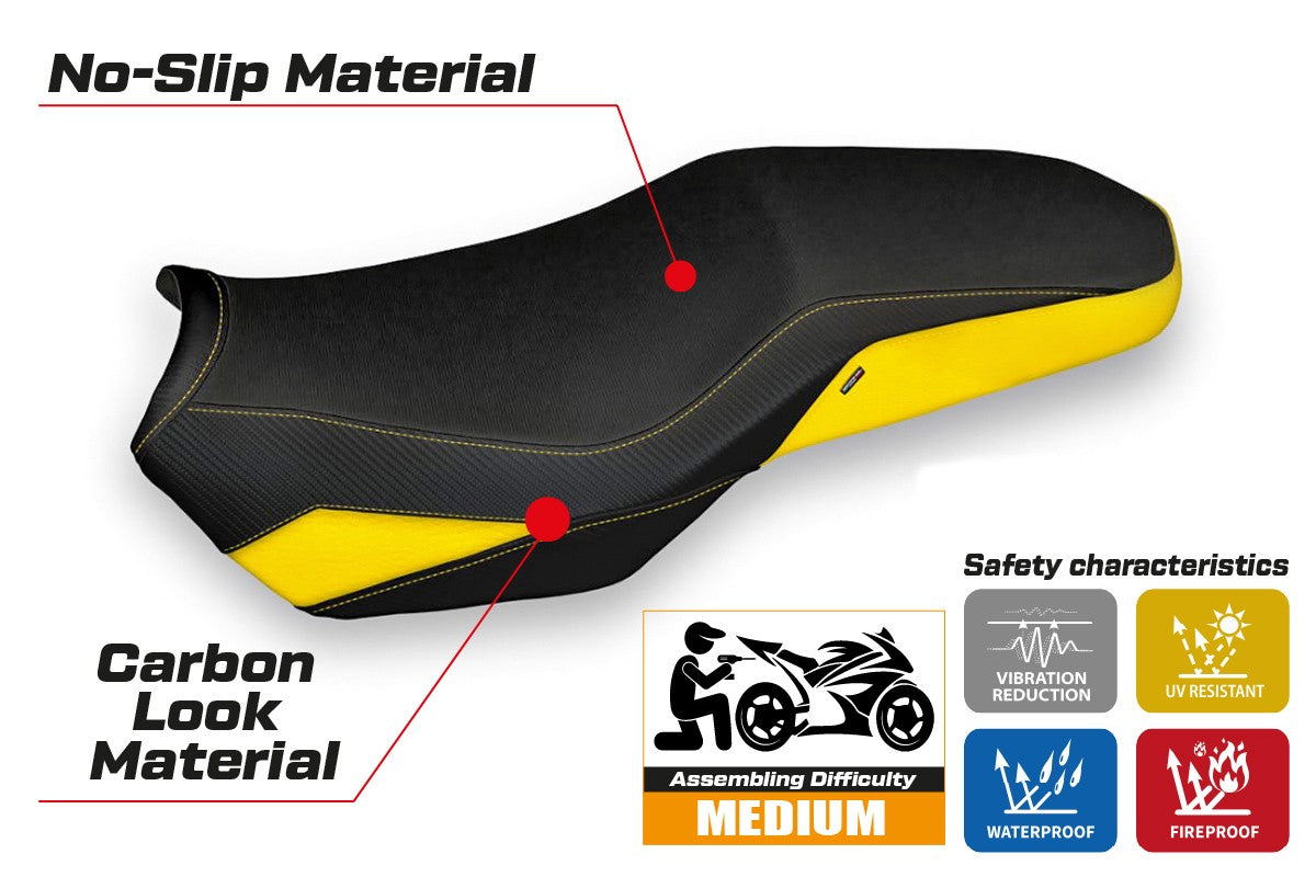 Seat cover compatible - BMW F 750-800-850 GS 2018-2025 - mod Offida