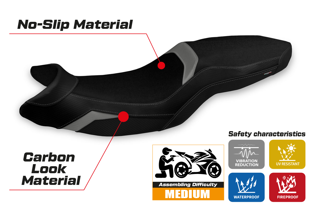 Seat cover compatible - BMW F 900 XR 2019-2025 - mod Arima
