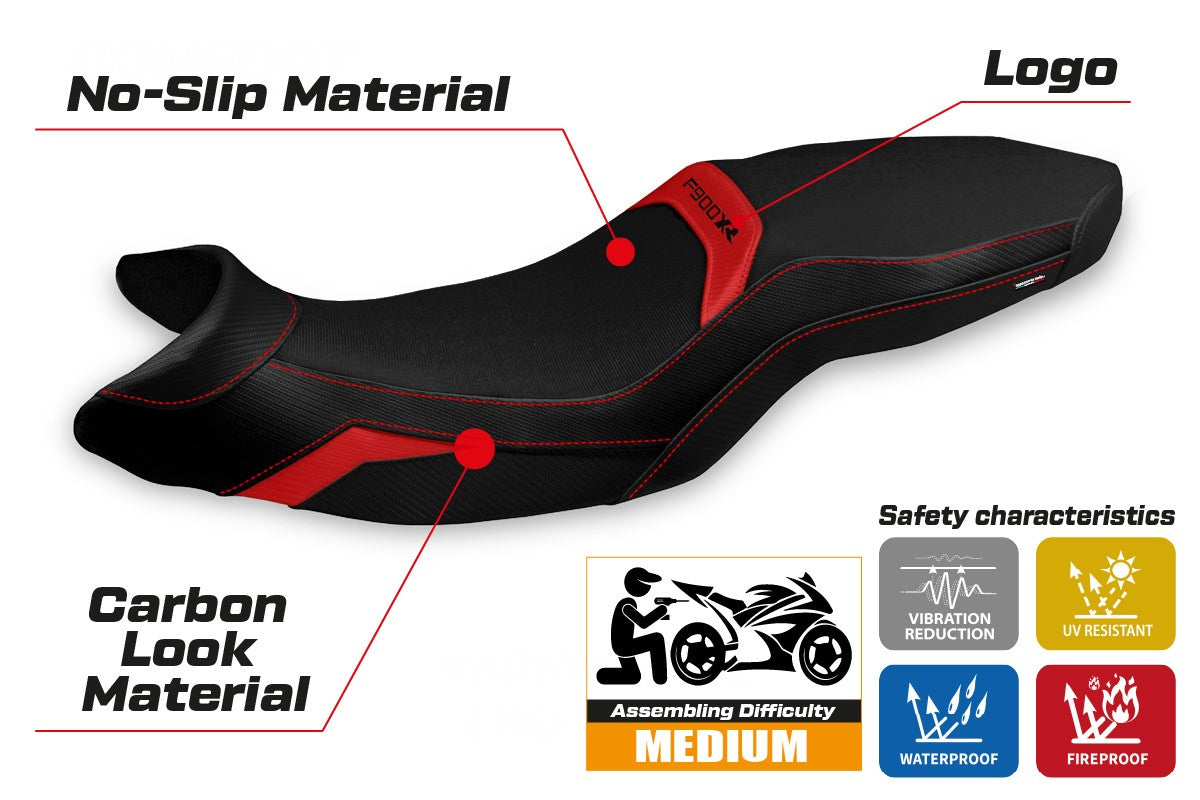 Seat cover compatible - BMW F 900 XR 2019-2025 - mod Arima