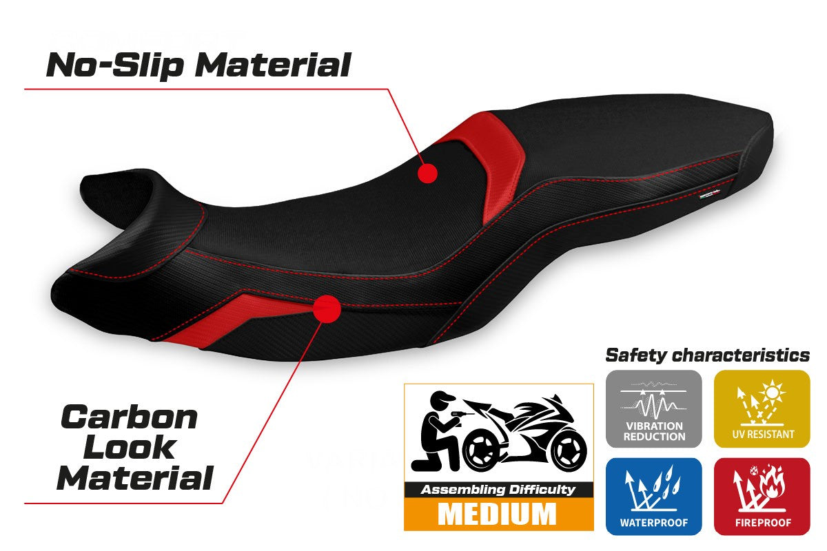 Seat cover compatible - BMW F 900 XR 2019-2025 - mod Tartu Comfort System