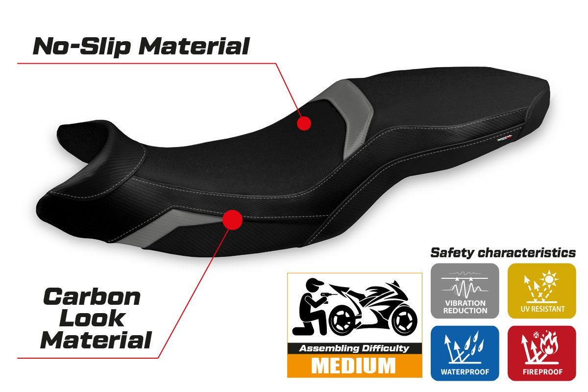 Seat cover compatible - BMW F 900 XR 2019-2025 - mod Tartu Comfort System