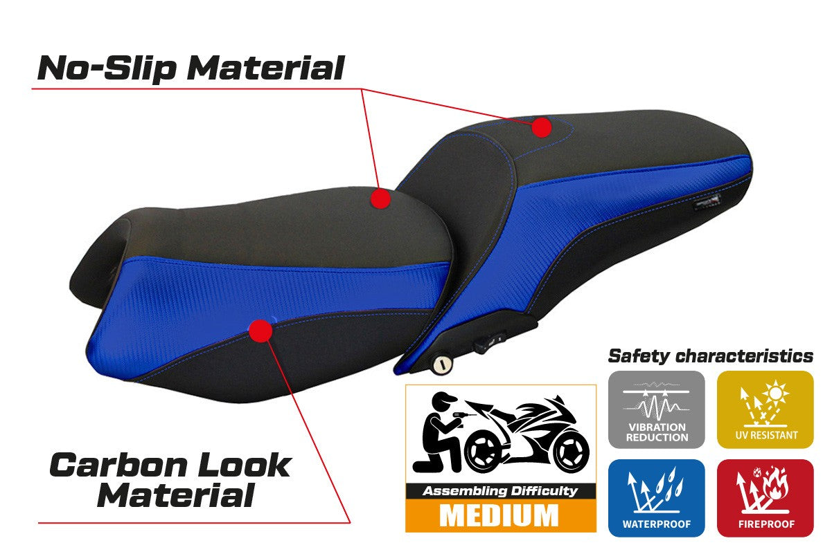 Seat cover compatible - BMW K 1600 GT 2010-2025 - mod Tropea Color