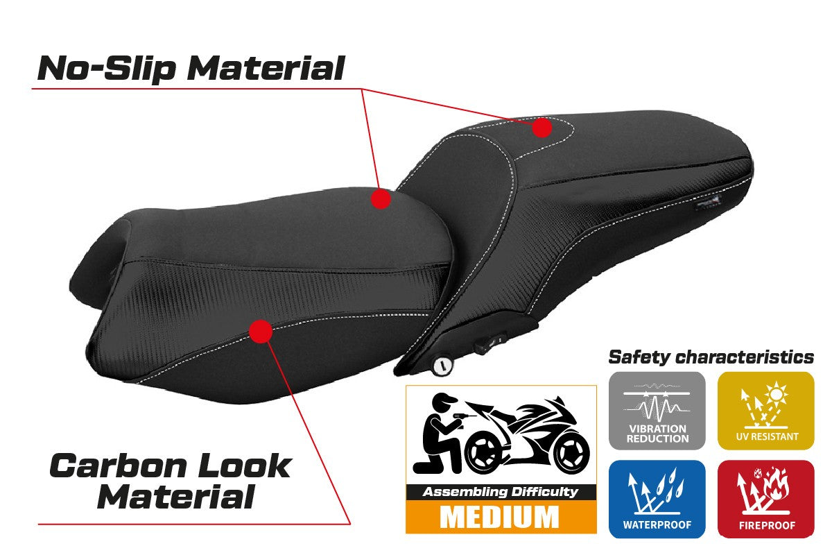 Seat cover compatible - BMW K 1600 GT 2010-2025 - mod Tropea Color