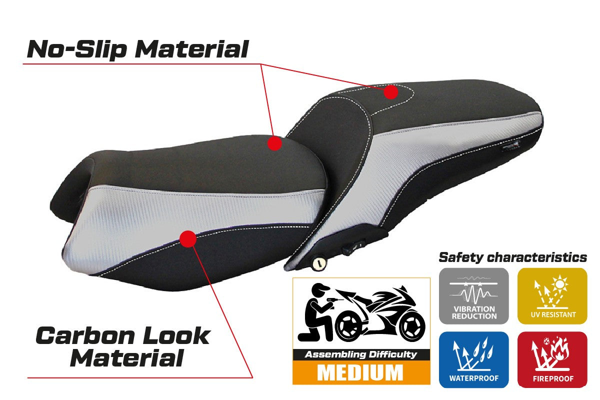 Seat cover compatible - BMW K 1600 GT 2010-2025 - mod Tropea Color