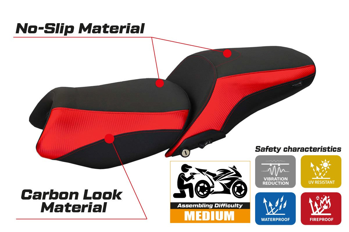 Seat cover compatible - BMW K 1600 GT 2010-2025 - mod Tropea Color